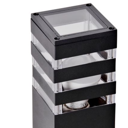 Lauko šviestuvas TEKSAS 1xE27/12W/230V IP44 44 cm antracitas