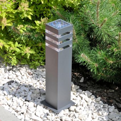 Lauko šviestuvas TEKSAS 1xE27/12W/230V IP44 44 cm antracito spalvos