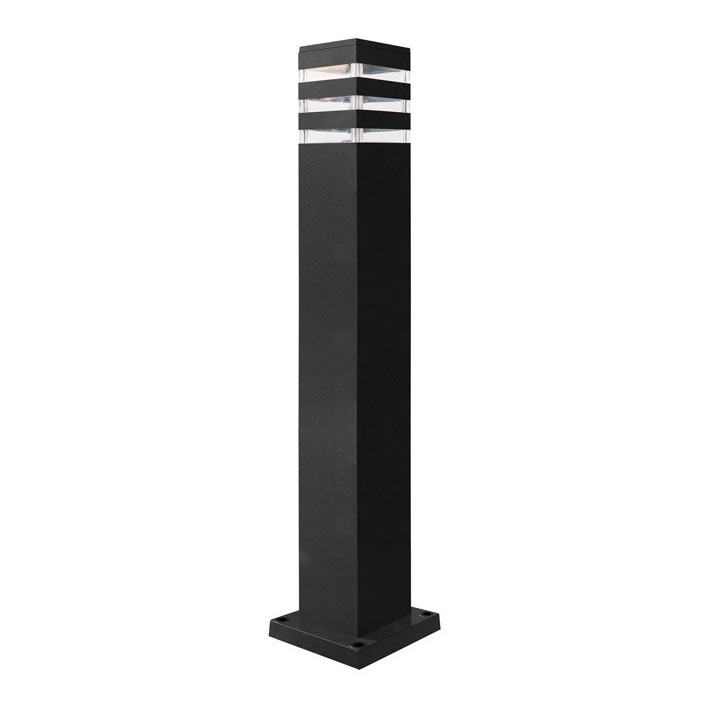 Lauko šviestuvas TEKSAS 1xE27/12W/230V IP44 74 cm antracitas