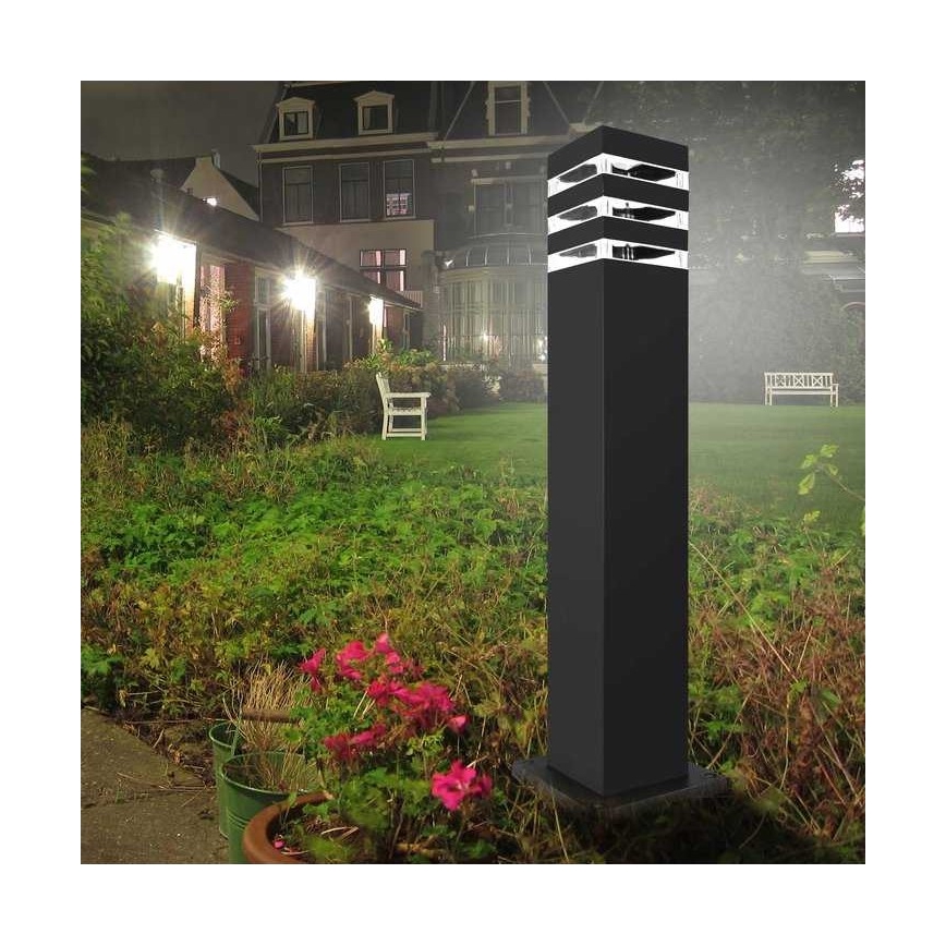 Lauko šviestuvas TEKSAS 1xE27/12W/230V IP44 74 cm antracitas