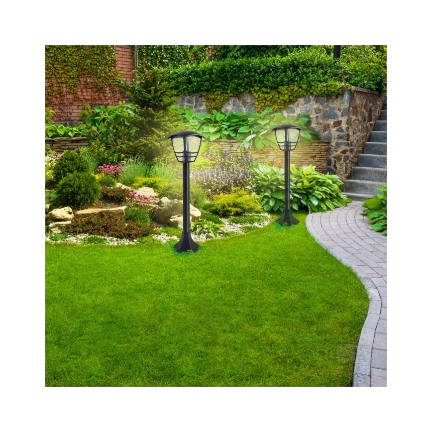 Lauko šviestuvas TEVIO 1xE27/60W/230V IP54 97 cm juoda
