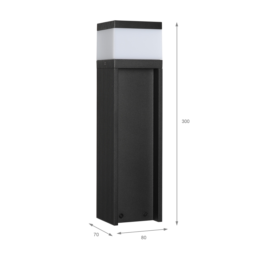 Lauko šviestuvas VESPER 1xG9/5W/230V IP44 30 cm juodas