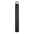 Lauko šviestuvas VESPER 1xG9/5W/230V IP44 80 cm juodas