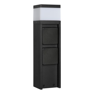 Lauko šviestuvas VESPER su 2 lizdais 1xG9/5W/230V IP44 30 cm juodas