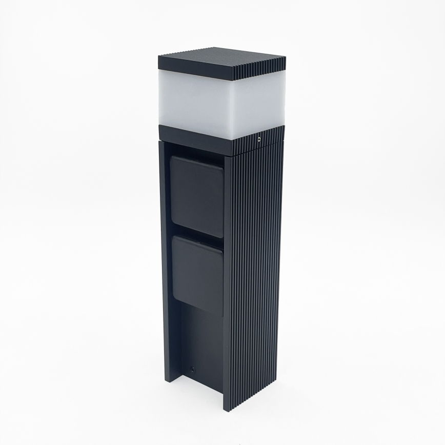 Lauko šviestuvas VESPER su 2 lizdais 1xG9/5W/230V IP44 30 cm juodas