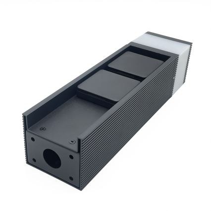 Lauko šviestuvas VESPER su 2 lizdais 1xG9/5W/230V IP44 30 cm juodas