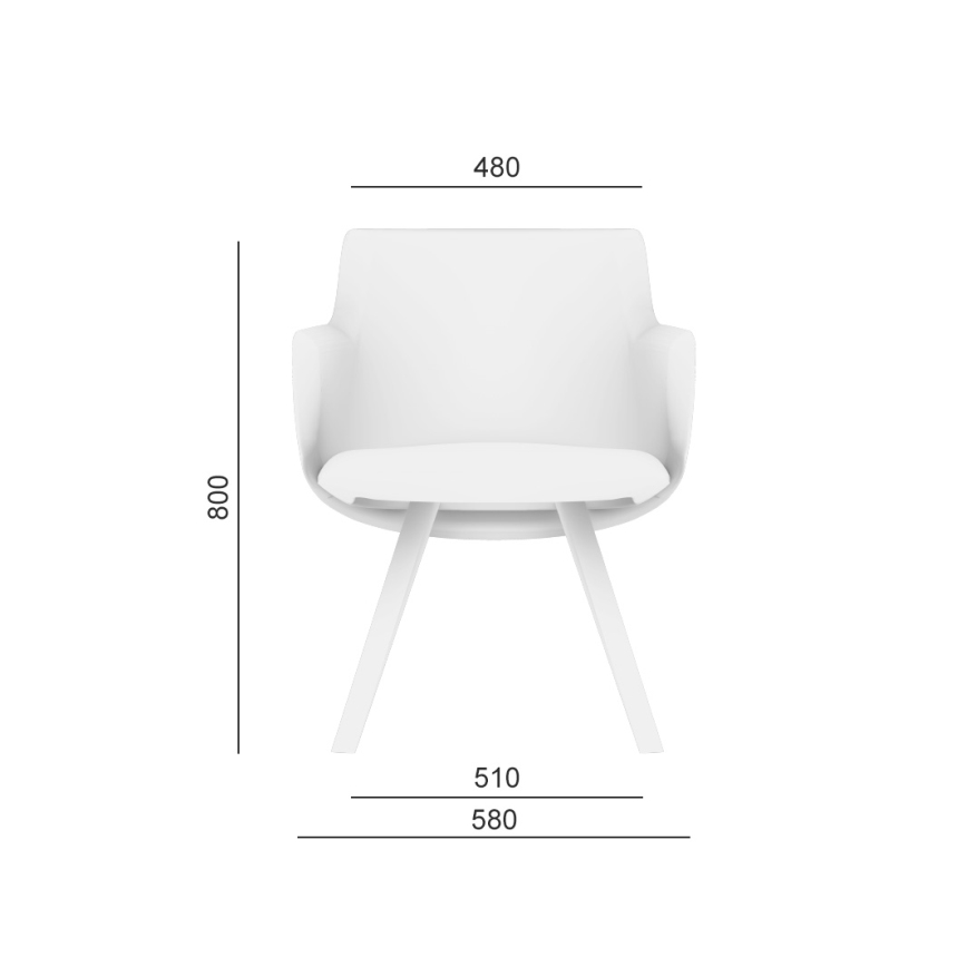 LD Seating - Biuro kėdė MELODY smėlio spalvos