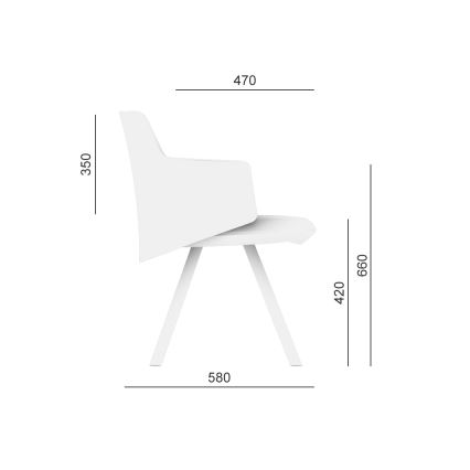 LD Seating - Biuro kėdė MELODY smėlio spalvos