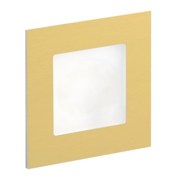 LDST AN-01-SZ-BC9 - LED laiptų šviestuvas ANGEL 9xLED/1,2W/230V auksinė 3500K