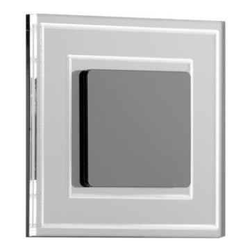 LDST KE-01-CB-BZ8 - LED laiptų šviestuvas KELLY 8xLED/1,2W/230V blizgi juoda 6500K