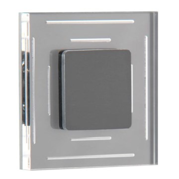 LDST SP-01-SC-BZ8- Laiptinės LED šviestuvas SPACE 8xLED/1,2W/230V mėtinės juodas
