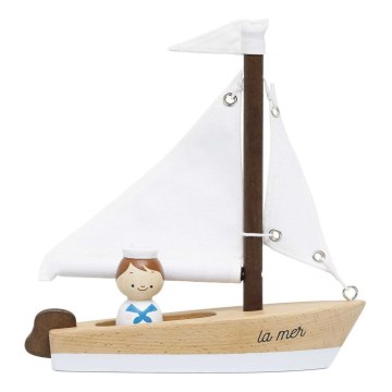 Le Toy Van - Medinis sailing laivas Su captain bukas