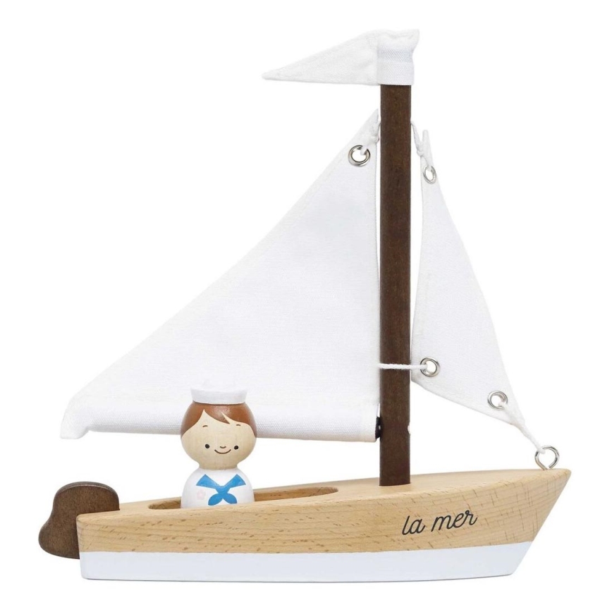Le Toy Van - Medinis sailing laivas Su captain bukas