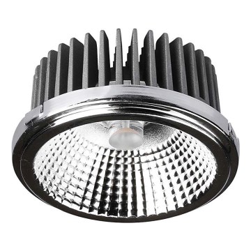 LED Akcentinis įleidžiamas šviestuvas LED/20W/230V 4000K 40°/20° diametras 11 cm blizgus chromas