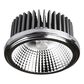 LED Akcentinis įleidžiamas šviestuvas LED/20W/230V 6400K 40°/20° diametras 11 cm blizgus chromas
