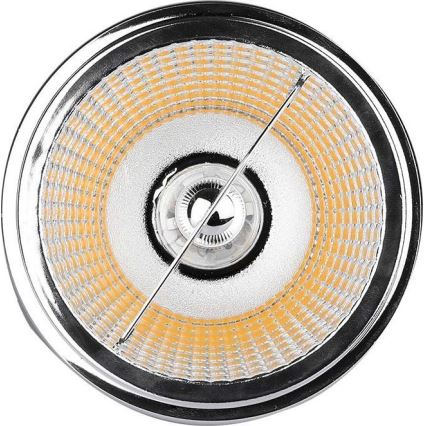 LED Akcentinis įleidžiamas šviestuvas LED/20W/230V 6400K 40°/20° diametras 11 cm blizgus chromas