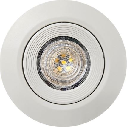 LED Įleidžiamas/montuojamas ant paviršiaus Akcentinis šviestuvas 2in1 LED/5W/230V 4200K diametras 9,3 cm balta