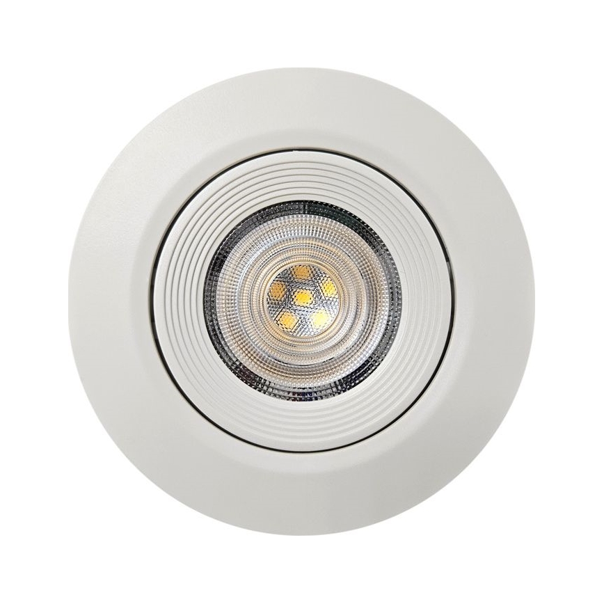 LED Įleidžiamas/montuojamas ant paviršiaus Akcentinis šviestuvas 2in1 LED/5W/230V 4200K diametras 9,3 cm balta