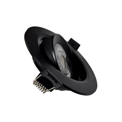 LED Įleidžiamas/montuojamas ant paviršiaus Akcentinis šviestuvas 2in1 LED/5W/230V 4200K diametras 9,3 cm juoda