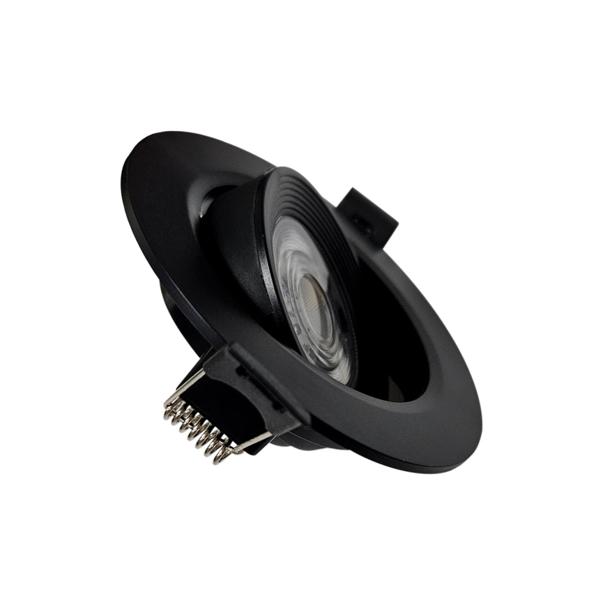 LED Įleidžiamas/montuojamas ant paviršiaus Akcentinis šviestuvas 2in1 LED/5W/230V 4200K diametras 9,3 cm juoda