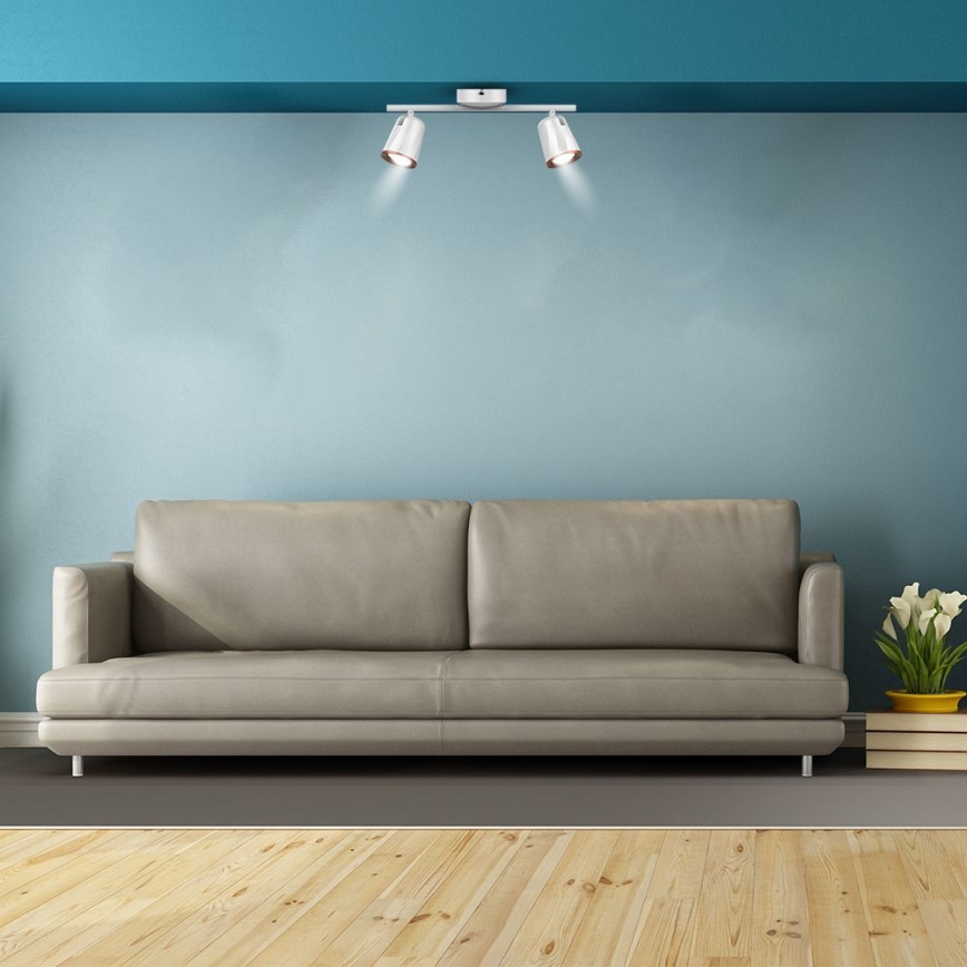 LED Akcentinis šviestuvas 2xLED/5W/230V 3000K baltas