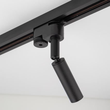 LED akcentinis šviestuvas 1-fazės bėgių sistemai LAGOS 1xG9/3W/230V juoda