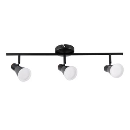 LED Akcentinis šviestuvas BERG 3xLED/4,2W/230V juodas