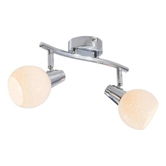 LED akcentinis šviestuvas DOXY 2xE14/4W/230V blizgus chromas
