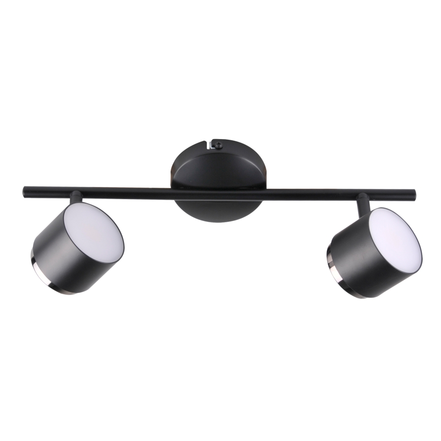 LED Akcentinis šviestuvas KUBIK 2xLED/4,2W/230V juodas