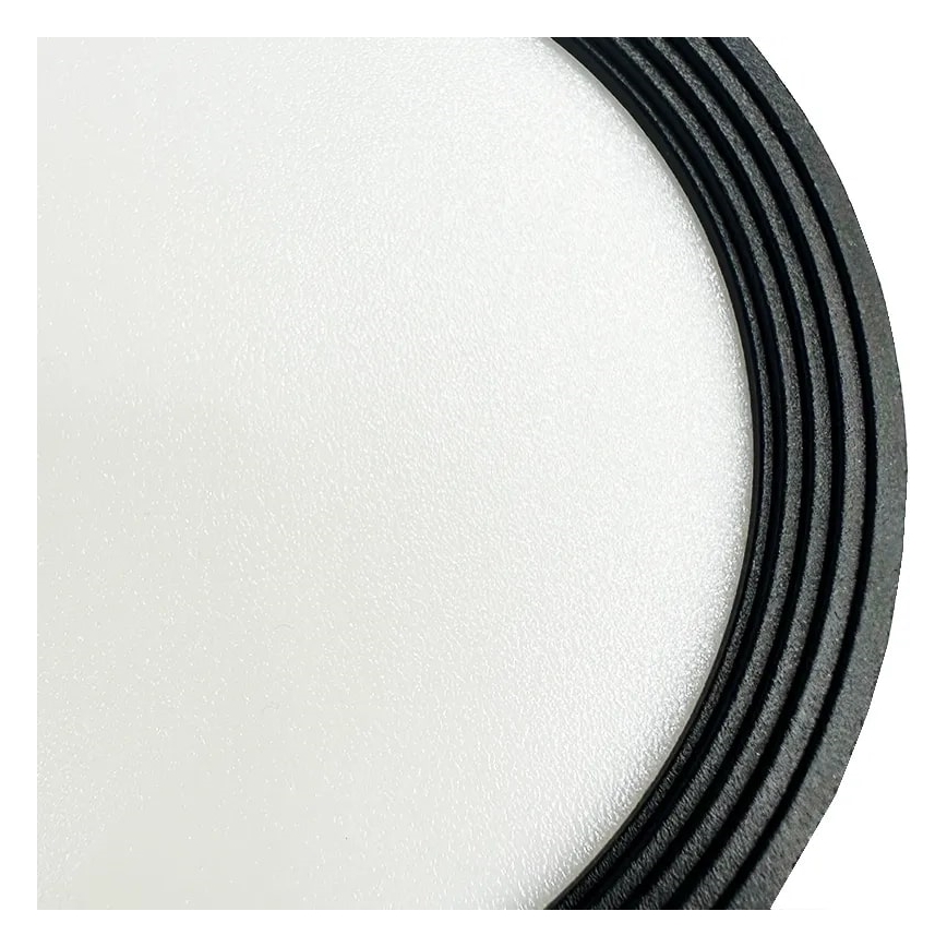 LED akcentinis šviestuvas LED/12W/230V 4000K diametras 10 cm juoda