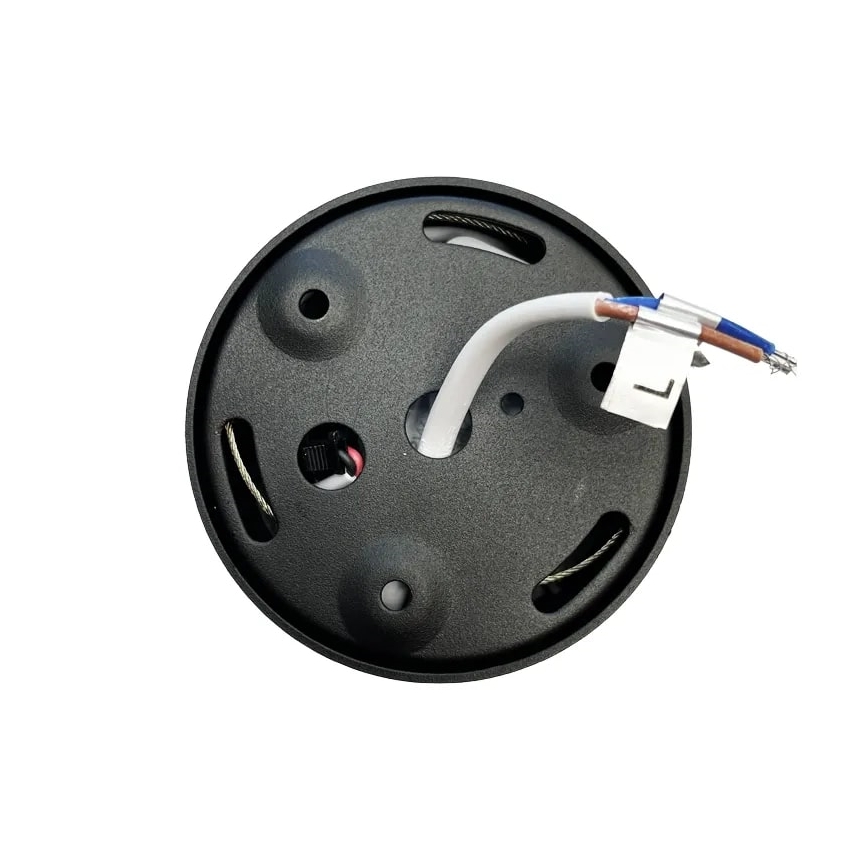 LED akcentinis šviestuvas LED/16W/230V 4000K diametras 10 cm juoda