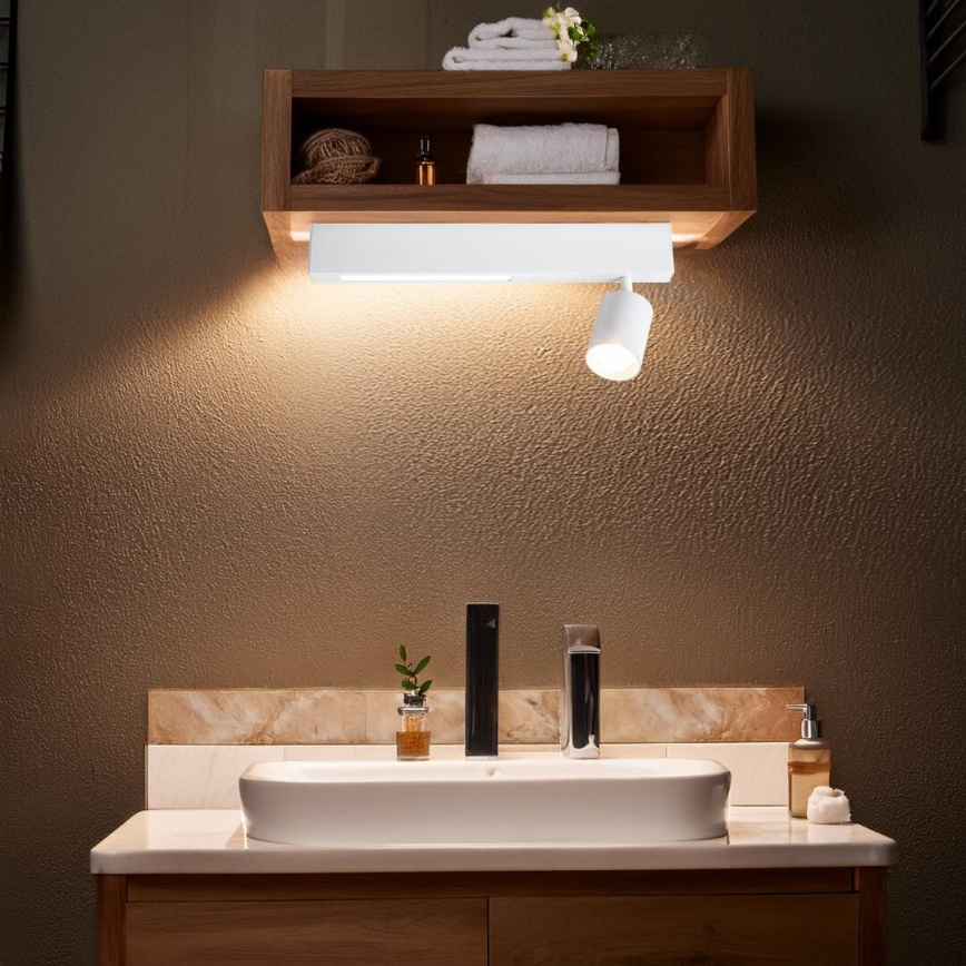LED akcentinis šviestuvas MAGNET LED/5W/230V + 1xGU10/60W 3000/4000K balta