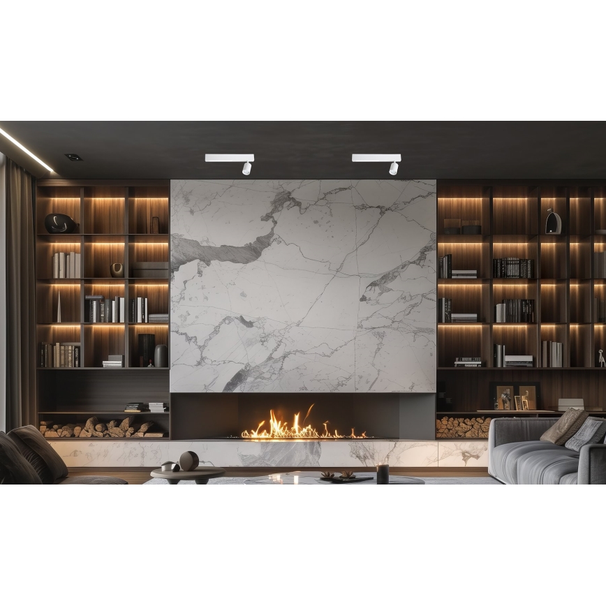 LED akcentinis šviestuvas MAGNET LED/5W/230V + 1xGU10/60W 3000/4000K balta