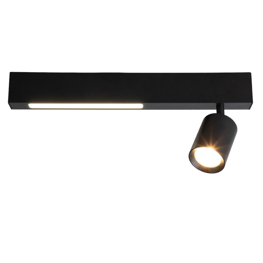 LED akcentinis šviestuvas MAGNET LED/5W/230V + 1xGU10/60W 3000/4000K juoda