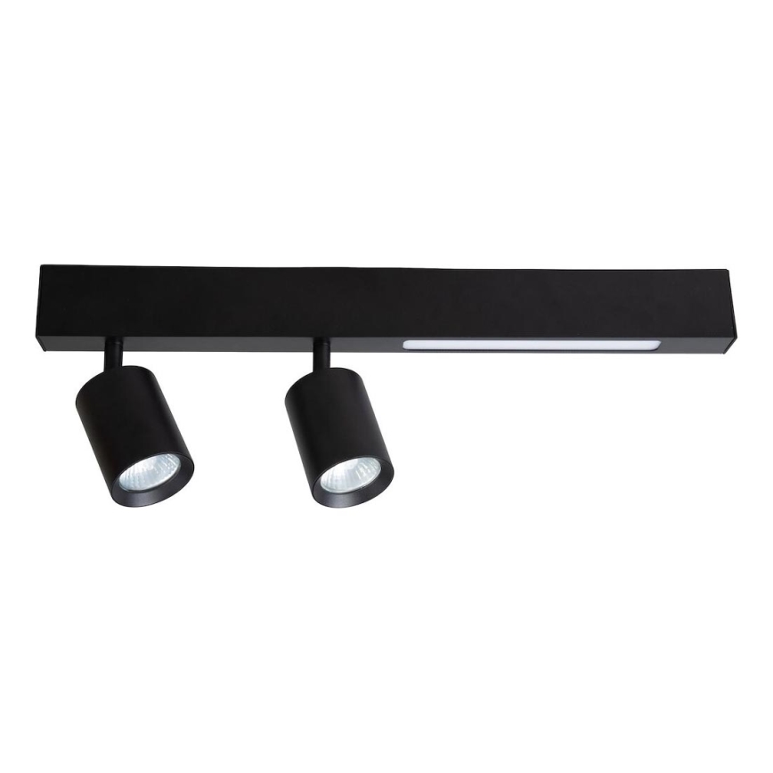 LED akcentinis šviestuvas MAGNET LED/5W/230V + 2xGU10/60W 3000/4000K juoda