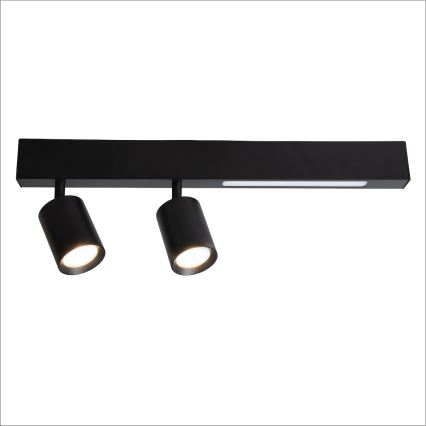 LED akcentinis šviestuvas MAGNET LED/5W/230V + 2xGU10/60W 3000/4000K juoda