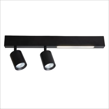 LED akcentinis šviestuvas MAGNET LED/5W/230V + 2xGU10/60W 3000/4000K juoda