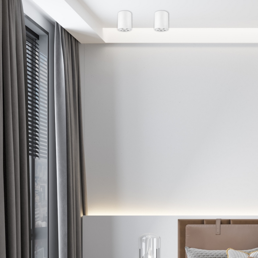 LED akcentinis šviestuvas TACO 1xE27/15W/230V balta