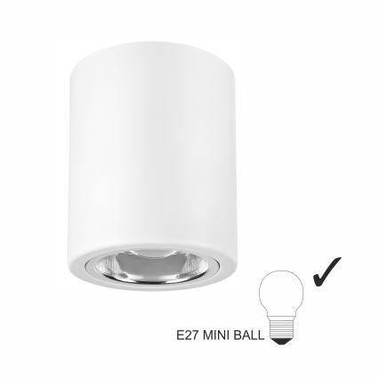 LED akcentinis šviestuvas TACO 1xE27/15W/230V balta