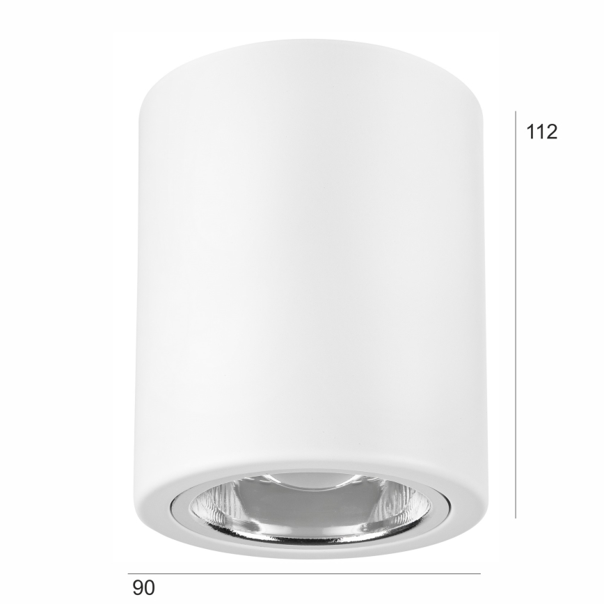 LED akcentinis šviestuvas TACO 1xE27/15W/230V balta