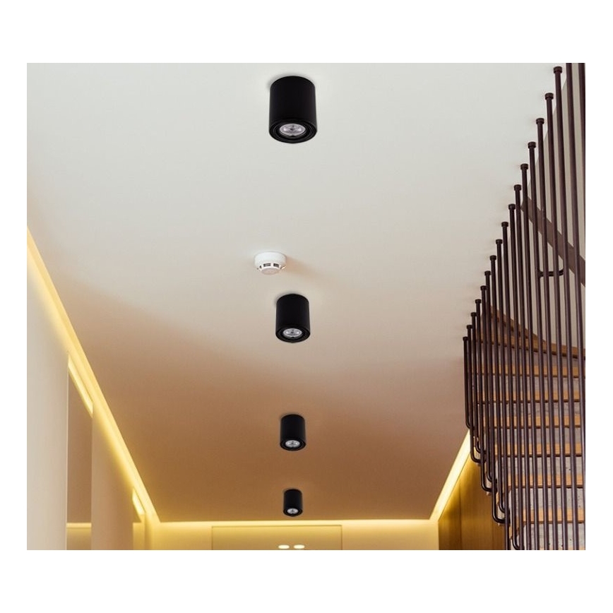 LED Akcentinis šviestuvas TUBA 1xGU10/5W/230V 4000K juodas