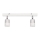 LED Akcentinis šviestuvas TUBSSON 2xGU10/4,8W/230V baltas/blizgus chromas