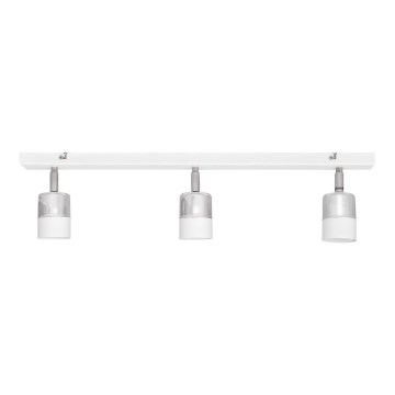 LED Akcentinis šviestuvas TUBSSON 3xGU10/4,8W/230V baltas/blizgus chromas