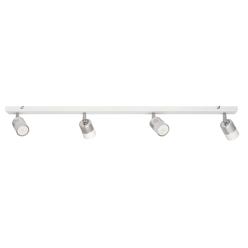 LED Akcentinis šviestuvas TUBSSON 4xGU10/4,8W/230V baltas/blizgus chromas