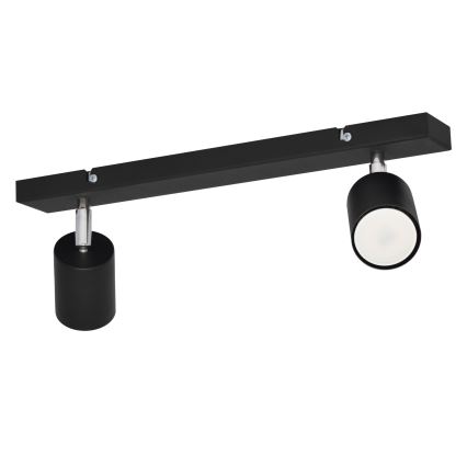 LED Akcentinis šviestuvas TUNE 2xGU10/4,8W/230V juodas