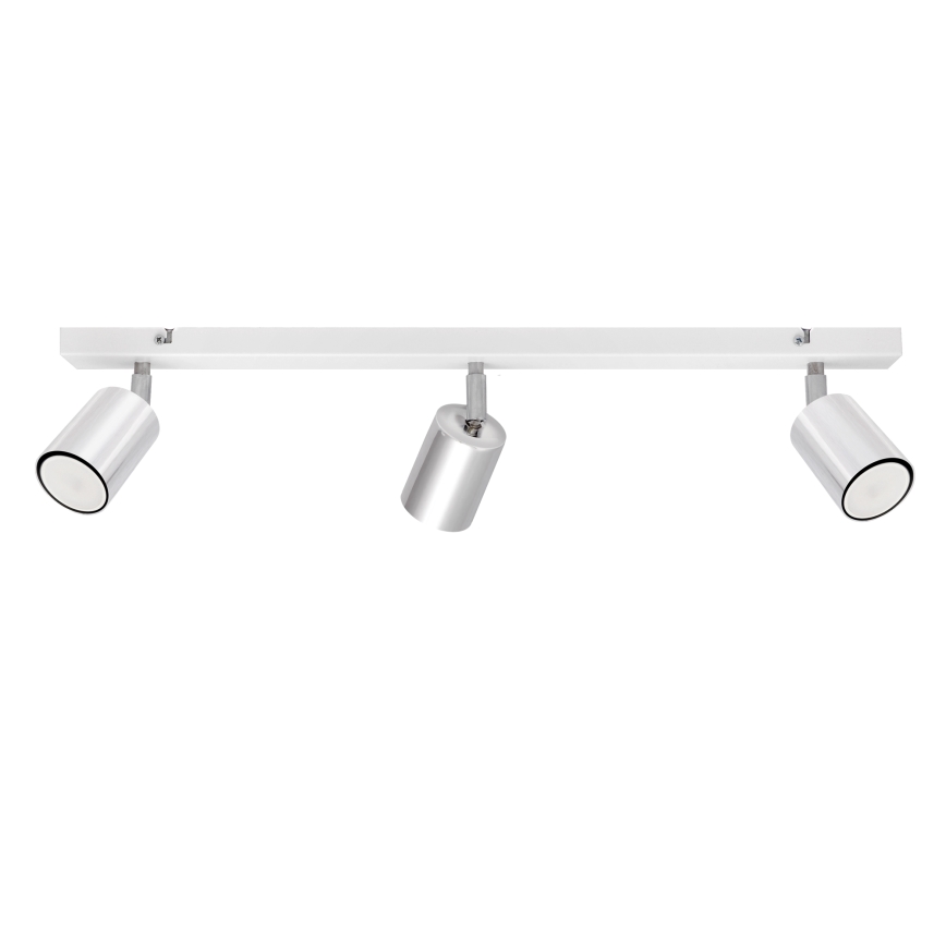 LED Akcentinis šviestuvas TUNE 3xGU10/4,8W/230V matinis chromas/balta