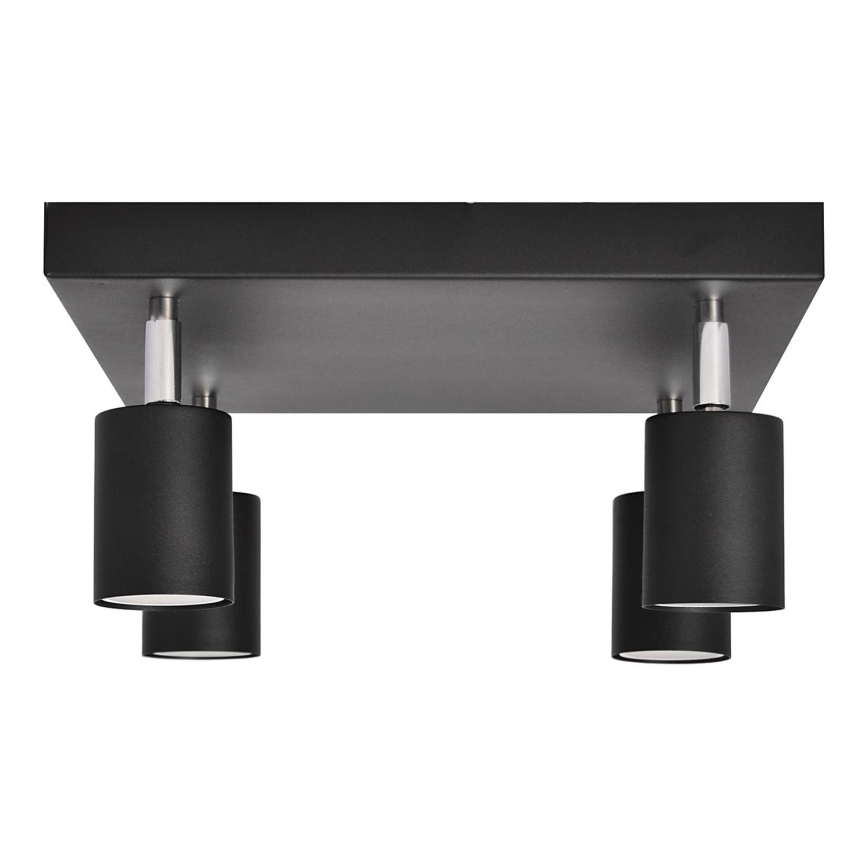 LED Akcentinis šviestuvas TUNE 4xGU10/4,8W/230V juodas
