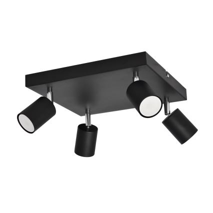 LED Akcentinis šviestuvas TUNE 4xGU10/4,8W/230V juodas