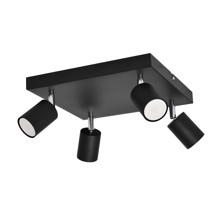 LED Akcentinis šviestuvas TUNE 4xGU10/4,8W/230V juodas