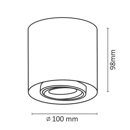 LED akcentinis šviestuvas XENO LED/15W/230V balta 1200lm